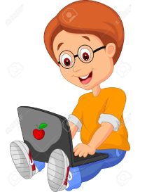 21063077-Boy-cartoon-with-laptop--Stock-Vector